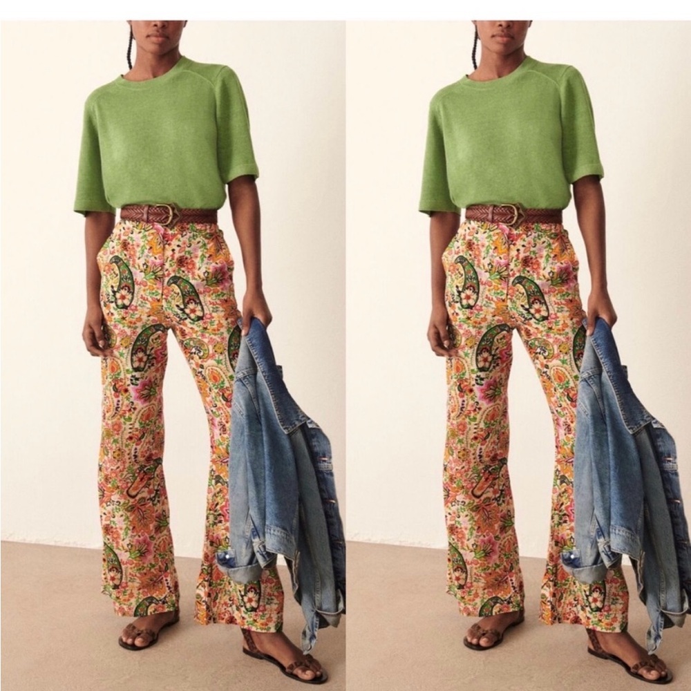 ba&sh Multicolor Floral Pants (fit like 4)